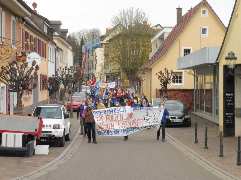 Ostermarsch 2021 in Müllheim